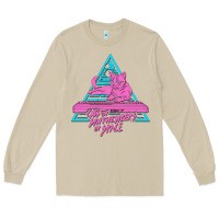 Mushroom Cats on Synthesizers in Space Long Sleeve Tee - artisFamous