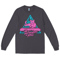 Smoke Cats on Synthesizers in Space Long Sleeve Tee - artisFamous