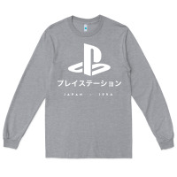 Heather Grey ps japanese t shirt Long Sleeve Tee - artisFamous
