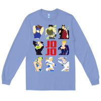 Colony Blue jojo adventure Long Sleeve Tee - artisFamous