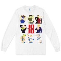White jojo adventure Long Sleeve Tee - artisFamous