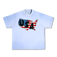 Grape Ice Usa Urban Heavy Tee - CowhideDigitalArt