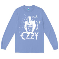 Colony Blue crazy train vintage rock Long Sleeve Tee - artisFamous