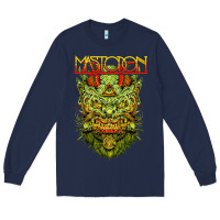Navy mastodon Long Sleeve Tee - artisFamous