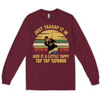 Burgundy happy gilmore comedy Long Sleeve Tee - artisFamous