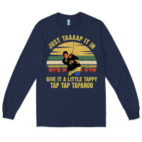 Navy happy gilmore comedy Long Sleeve Tee - artisFamous