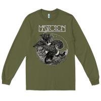 Army Green mastodon Long Sleeve Tee - artisFamous