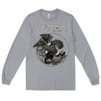 Heather Grey mastodon Long Sleeve Tee - artisFamous