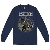 Navy mastodon Long Sleeve Tee - artisFamous