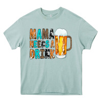 Arona Mama Needs a Drink Heavy Core Tee - CowCowDesign