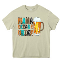 Mossy Mama Needs a Drink Heavy Core Tee - CowCowDesign