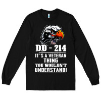 Black dd 214 Long Sleeve Tee - artisFamous