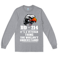 Heather Grey dd 214 Long Sleeve Tee - artisFamous