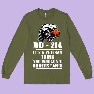 Dd 214 Long Sleeve Tee Designed By Artisfamous