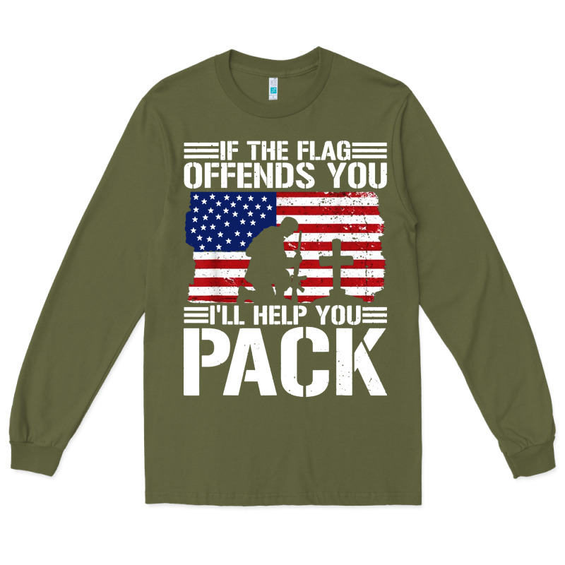If The Flag Offends You Long Sleeve Tee by artisFamous | Teevron