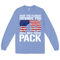 Colony Blue if the flag offends you Long Sleeve Tee - artisFamous