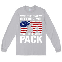 Moon Dust if the flag offends you Long Sleeve Tee - artisFamous