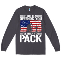 Smoke if the flag offends you Long Sleeve Tee - artisFamous