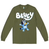 Army Green blue cats Long Sleeve Tee - artisFamous
