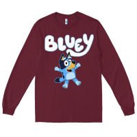Burgundy blue cats Long Sleeve Tee - artisFamous