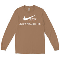 Toasted Coconut jesus just praise him jesus surfed christian Long Sleeve Tee - artisFamous