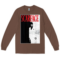 Chestnut scarface distressed movie photo Long Sleeve Tee - artisFamous