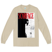 Mushroom scarface distressed movie photo Long Sleeve Tee - artisFamous
