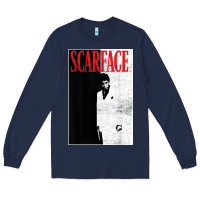 Navy scarface distressed movie photo Long Sleeve Tee - artisFamous