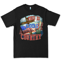 Black This is gods country Premium Tee - FaDigitalArtStudio