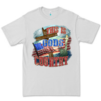Dove Grey This is gods country Premium Tee - FaDigitalArtStudio