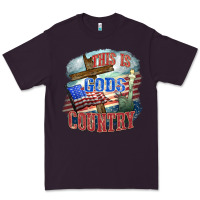 Plum This is gods country Premium Tee - FaDigitalArtStudio