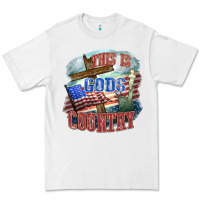 White This is gods country Premium Tee - FaDigitalArtStudio
