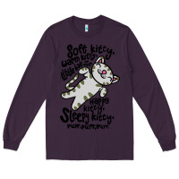 Plum soft kitty warm kitty Long Sleeve Tee - artisFamous