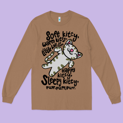 Soft Kitty Warm Kitty Long Sleeve Tee Designed By Artisfamous