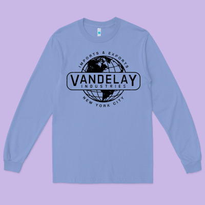 Vandelay Nyc Long Sleeve Tee Designed By Artisfamous