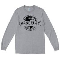 Heather Grey vandelay nyc Long Sleeve Tee - artisFamous