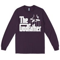 Plum the godfather original white title Long Sleeve Tee - artisFamous