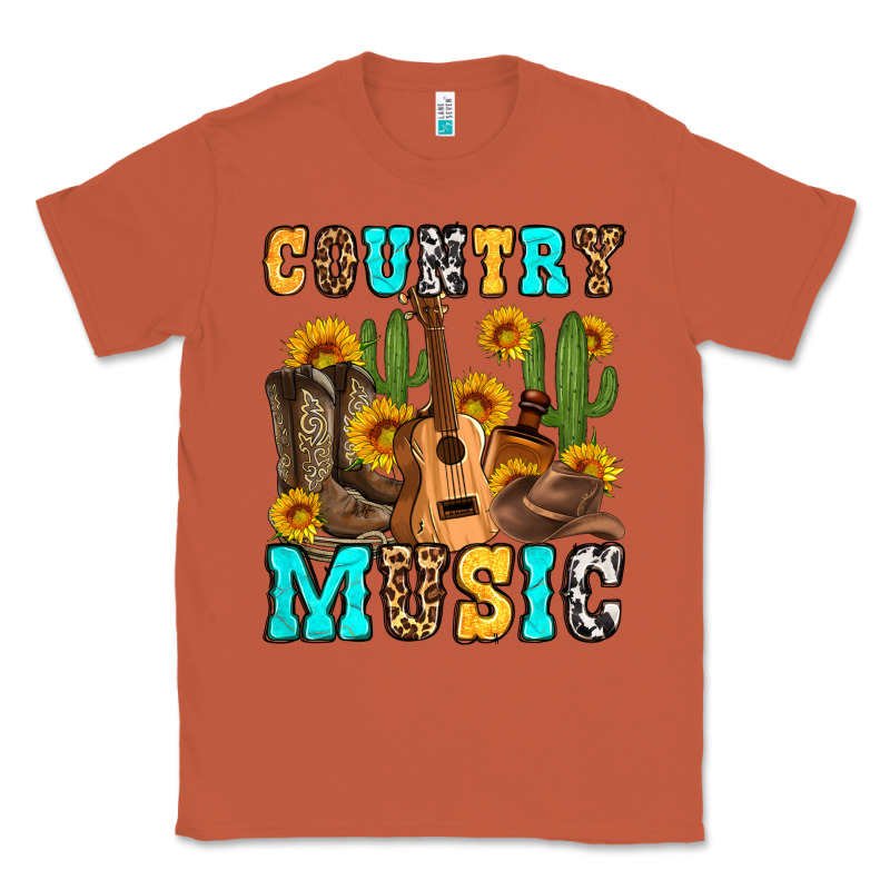 Country Music Western Olivia Classic Tee by OliviaCreatesArt | Teevron