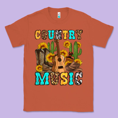 Country Music Western Olivia Classic Tee Designed By Oliviacreatesart