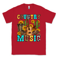 Red country music western olivia Classic Tee - OliviaCreatesArt