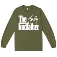 Army Green the godfather original white title Long Sleeve Tee - artisFamous