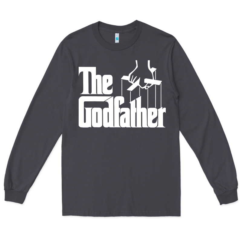 The Godfather Original White Title Long Sleeve Tee by artisFamous | Teevron