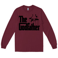 Burgundy the godfather original white title Long Sleeve Tee - artisFamous