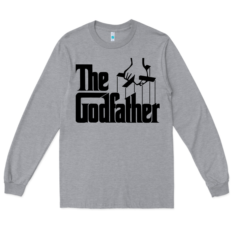 The Godfather Original White Title Long Sleeve Tee by artisFamous | Teevron