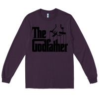 Plum the godfather original white title Long Sleeve Tee - artisFamous