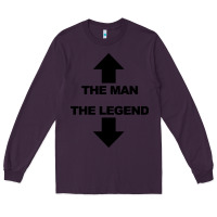Plum the man the legend funny adult humor Long Sleeve Tee - artisFamous