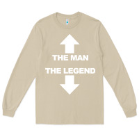 Mushroom the man the legend funny adult humor Long Sleeve Tee - artisFamous