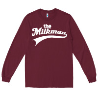 Burgundy the milk man Long Sleeve Tee - artisFamous