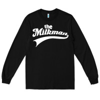 Black the milk man Long Sleeve Tee - artisFamous