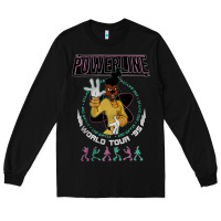 Black a movie powerline Long Sleeve Tee - artisFamous